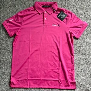 Ralph Lauren Pink Polo Shirt Athletic Performance